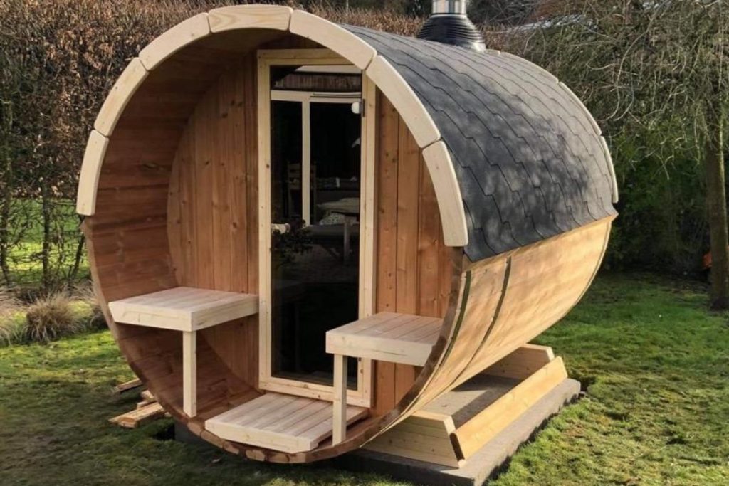 Wat is de levensduur van een barrel sauna