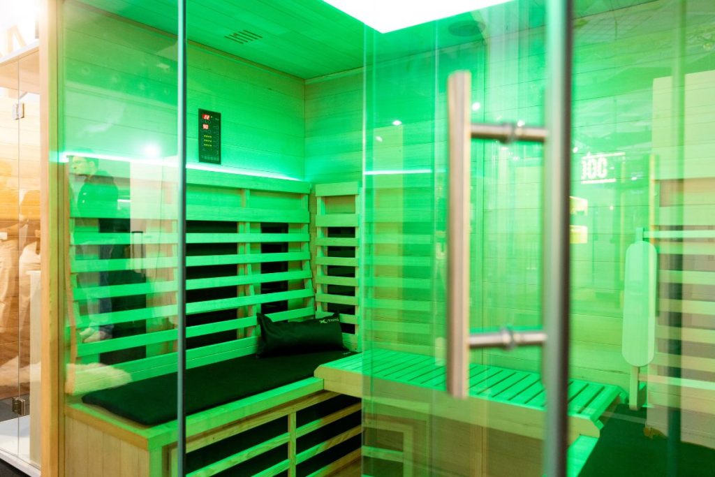 Voorzorgsmaatregelen infrarood sauna