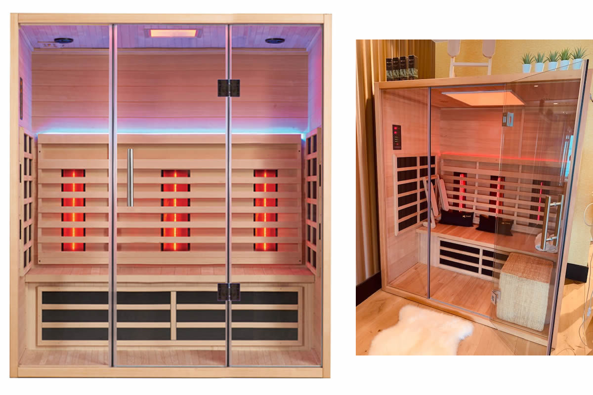 Kan een ingebouwde infrarood sauna in elke ruimte passen