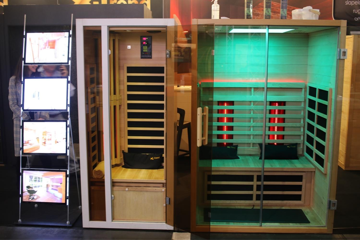 Kan een ingebouwde infrarood sauna in elke ruimte passen