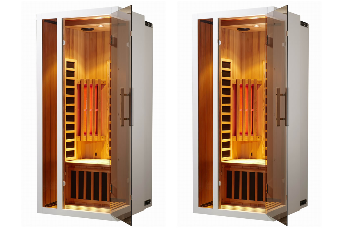 infrarood sauna grootte